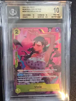 EB01-052 Viola Alternate Art One Piece English - PSA 10 Gem Mint - Image 1