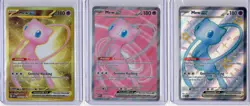 Pokemon Mew Lot: Mew EX 193/165/Mew EX 205/165/Mew EX 216/091 3 card lot - Image 1