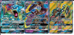 Pokemon GX 3 Card Lot with Gyarados & Tapu Koko Full Art NM - Image 1