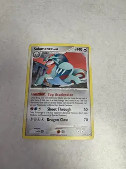 Pokemon TCG Salamence Holo Rare Card 8/99 Arceus 2009 Light Play Condition - Image 1