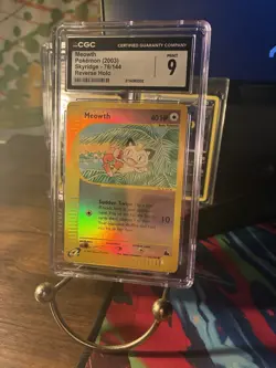 🔥POP 11🔥Pokemon 2003 Meowth Skyridge Reverse Holo Rare Card 78/144 - Image 1