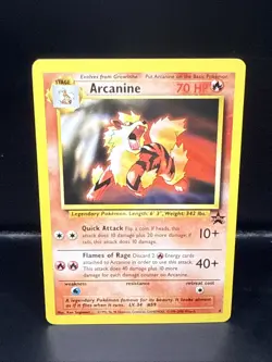 Pokemon Card - Arcanine WoTC Black Star Promo 6 Non Holo T - Image 1