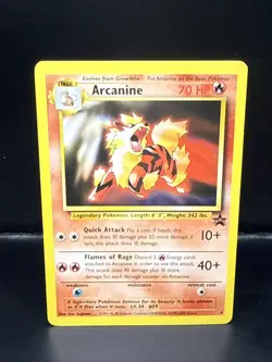 Pokemon Card - Arcanine WoTC Black Star Promo 6 Non Holo T - Image 2