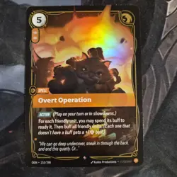Riftbound Overt Operation Card OGN 153/298 English League of Legends - Image 1