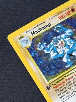 Machamp 8/102 Base Set Holo 1st Edition Holographic Rare Pokemon Card - Image 2