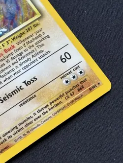 Machamp 8/102 Base Set Holo 1st Edition Holographic Rare Pokemon Card - Image 5