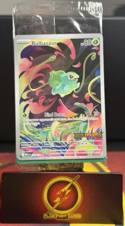 Bulbasaur (SEALED!) - Full Art Holo Promo - 133/132 - Pokemon Trading Card TCG - Image 1