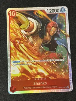Shanks OP06-007 SR OP-06 Wings of Captain One Piece Card ENGLISH - Image 1