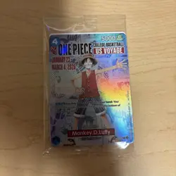 IN HAND One Piece Monkey D. Luffy US College Basketball Promo Card RUTGERS 01/23 - Image 1