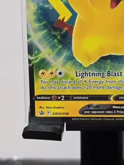 Pikachu V SWSH198 - Black Star Promo - Ultra Rare Holo Pokemon Card - Image 5