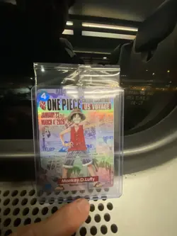 One Piece Monkey.D.Luffy US College Basketball Promo Card - Image 2