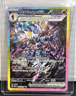 Pokemon TCG Ceruledge EX 147/131 Prismatic Evolutions Holo Ultra Rare Card - Image 1
