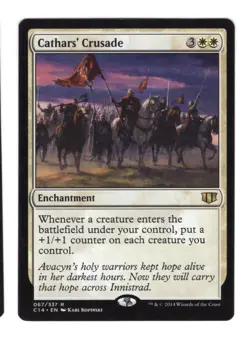 MTG Cathars' Crusade Near Mint Normal Commander 2014 Edition LP/NM - Image 1
