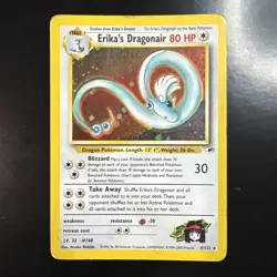 Pokemon Gym Heroes Erika's Dragonair Pokemon Card 80 HP Holo 4/132 - Image 1