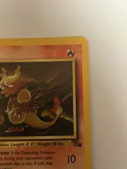 Pokemon Card Fossil 1st Edition Magmar 39/62 - Image 4