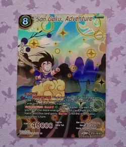 Dragon Ball Super Card Game TCG Son Goku, Adventure SCR Near Mint - Image 1