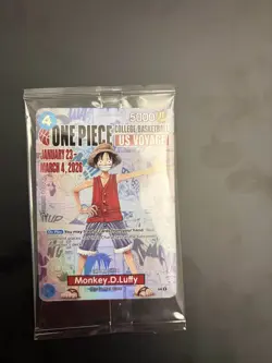 One Piece Monkey D. Luffy US Voyage College Basketball Card Rutgers 1/23 IN HAND - Image 1