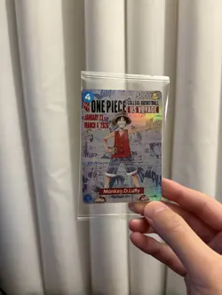 One Piece Monkey D. Luffy US Voyage College Basketball Card Rutgers 1/23 IN HAND - Image 2