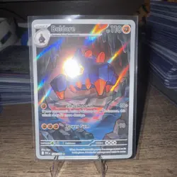 Pokemon TCG SV White Flare Illustration Rare Boldore Card 128/086 IR English - Image 1