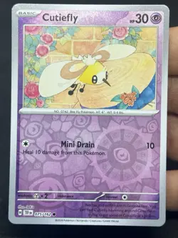 Cutiefly 075/162 Reverse holo - LP - NM - Pokemon TCG Card - Image 1