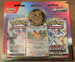 POKEMON EEVEE CARD PK & COIN 2 PACK TCG~’25 POKEMON DAY~PRISMATIC EVOLUTIONS - Image 2
