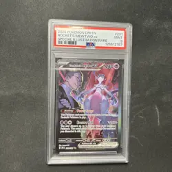 Pokemon Mewtwo EX Sir Destined Rivals Card 231/182 PSA 9 English Full Art Rare - Image 1