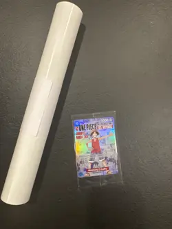 One Piece College Basketball US Voyage Luffy Card (UNOPENED) & Sealed Poster - Image 2