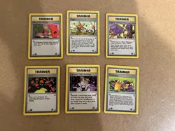 Team Rocket Trainers 1st Edition Pokemon Card Lot Vintage WOTC Mp - Image 1
