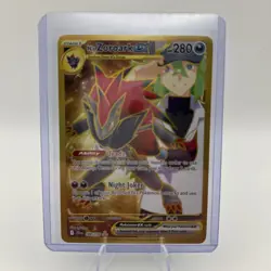 Pokemon TCG Journey Together N's Zoroark EX Gold Hyper Rare Card 189/159 - Image 1