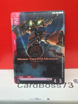 - Messer Type-F02 Minelayer ST08-005 C+ , Gundam Card Game, Flash of Radiance - Image 1