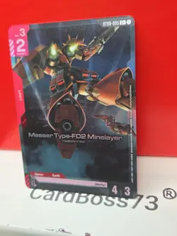 - Messer Type-F02 Minelayer ST08-005 C+ , Gundam Card Game, Flash of Radiance - Image 3