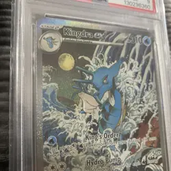Kingdra ex 131 Promo PSA 9 Pokemon Shrouded Fable SIR Graded Slab Art TCG Card - Image 4