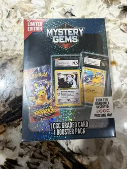 Pokemon TCG: Limited Edition Mystery Gems (1 Graded Card, 1 Booster Pack) - Image 2
