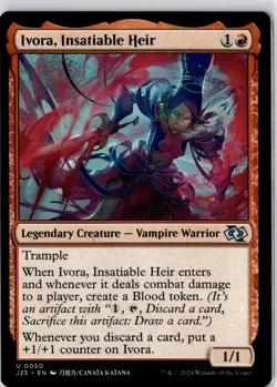 Ivora, Insatiable Heir (Anime) Foundations Jumpstart Regular NM U 0050 - Image 1