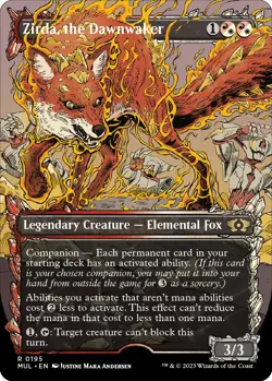 MTG Foil - Zirda, the Dawnwaker (Halo Foil) - 195 / NM / English - Image 1