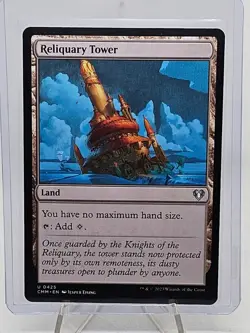 Magic: The Gathering, Reliquary Tower, Commander Masters, 0425, Uncommon, 2023 - Image 1