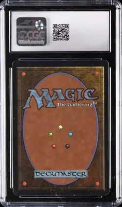 1993 MAGIC: THE GATHERING BETA BASIC LAND MOUNTAIN (GREEN SKY) CGC 9 - Image 2