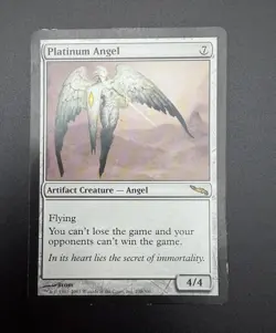 MTG; Magic the Gathering; Platinum Angel; (228/306) Mirrodin; MP-LP - Image 2