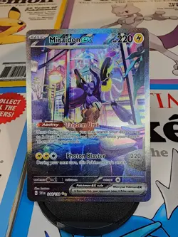 Pokemon TCG Miraidon EX Scarlet & Violet Base Set Card 244/198 Sir NM Condition - Image 1