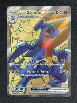 Pokemon Cynthia's Garchomp ex 204 Scarlet & Violet Promo Cards NM - Image 1
