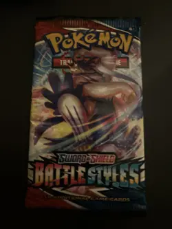 22.40g HEAVY Battle Styles Pokemon TCG Sword & Shield Sealed Booster Pack 820650808197 - Image 2