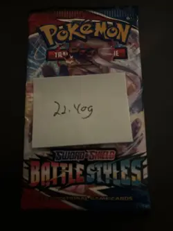 22.40g HEAVY Battle Styles Pokemon TCG Sword & Shield Sealed Booster Pack 820650808197 - Image 4