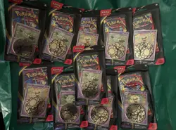 10 New and Sealed Pokemon TCG Phantasmal Flames Single Blister Packs. - Image 1