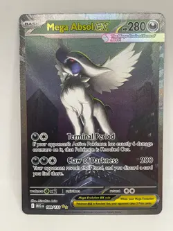 Mega Absol ex Special Illustration Rare Pokemon TCG Mega Evolutions 180/132 - Image 1
