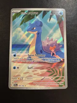 Pokemon TCG Misty's Lapras 194/182 Sv10: Destined Rivals Holo Illustration Rare - Image 1