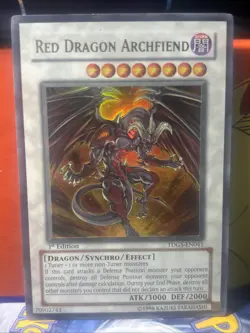 Yu-Gi-Oh Red Dragon Archfiend TDGS-EN041 Ultimate Rare 1st Edition - Image 1