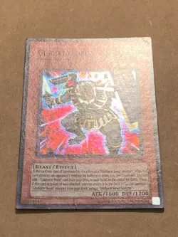 yugioh Gladiator Beast Samnite TU01-EN004 Super Rare light Played - Image 3