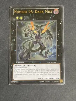 Yu-Gi-Oh! - NUMBER 96: DARK MIST - GEIM-EN052 - Rare - 1st Ed Fast Shipping y1 - Image 1