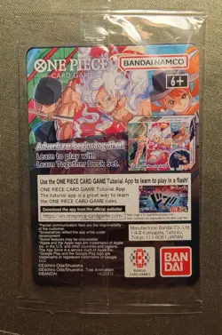 One Piece Monkey.D.Luffy College Basketball US Voyage Promo Card Sealed Rutgers - Image 2