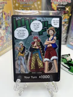One Piece OP-07 500 Years In The Future English DON Trafalgar Eustass Kid Monkey - Image 1